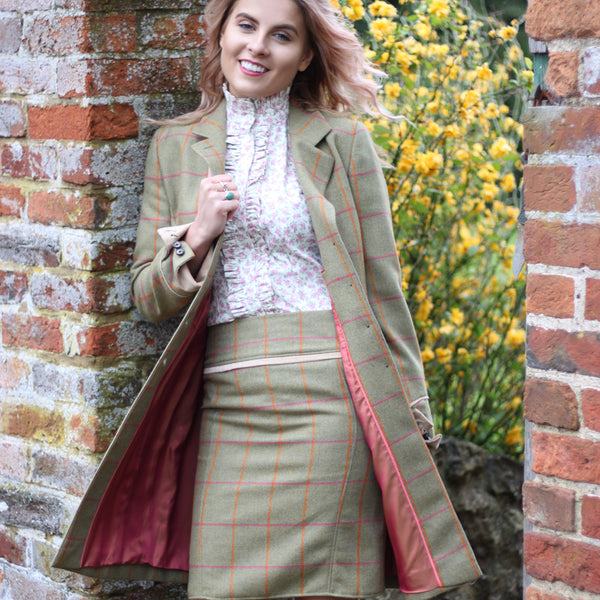 Heidi Tweed Skirt in Juno