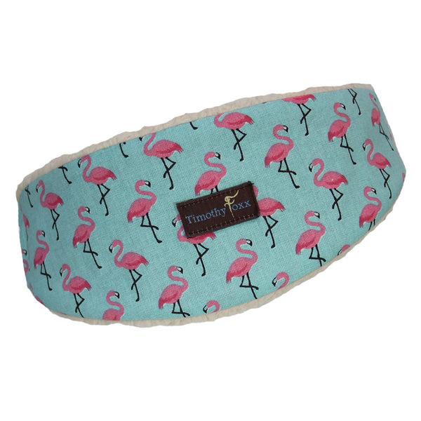 Flamingo Ear Warmer in Turquoise