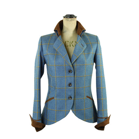 Blue tweed coat ladies store