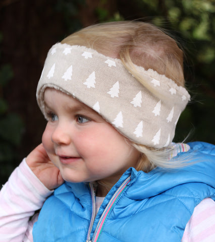 Children's Earwarmer in Christmas Tree