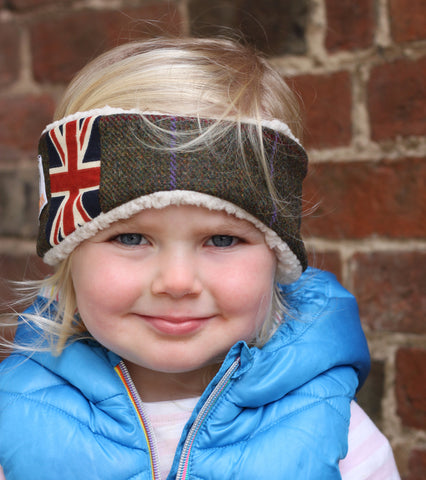 Children's Earwarmer in Duchess Union Jack