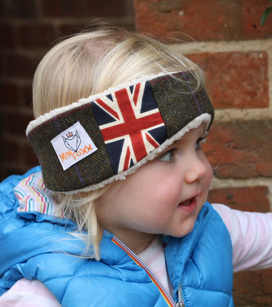 Children's Earwarmer in Duchess Union Jack