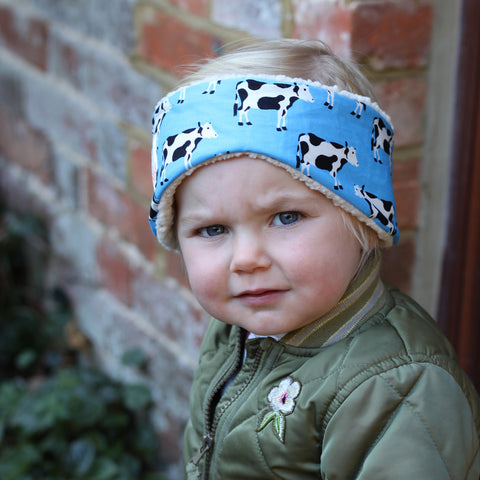 Children's Earwarmer in Cow