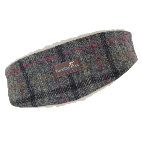 Tweed Ear Warmer in Ash