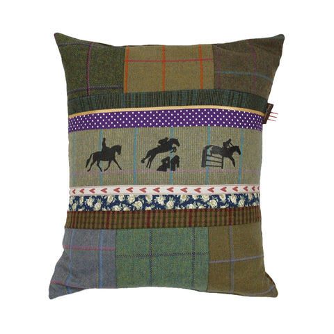 Eventing Tweed Cushion