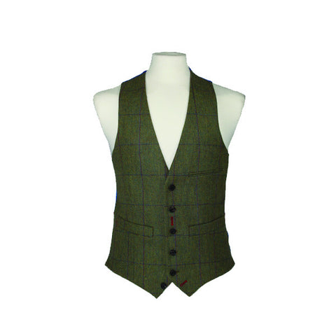 Hector Tweed Waistcoat in Duke