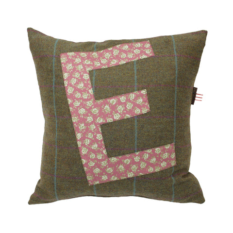 INITIALS Tweed Cushion