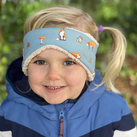 Children's Earwarmer in Woodland Foxx