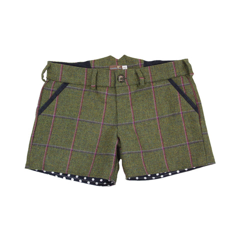 Iris Tweed Shorts in Belle