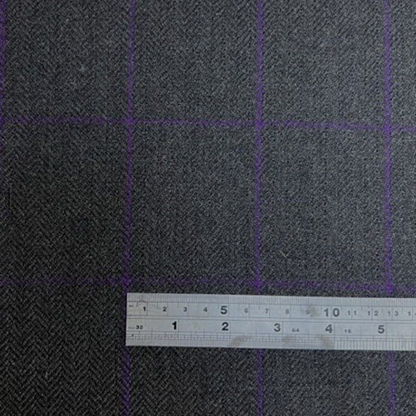 Midnight Tweed Fabric - sold by the meter