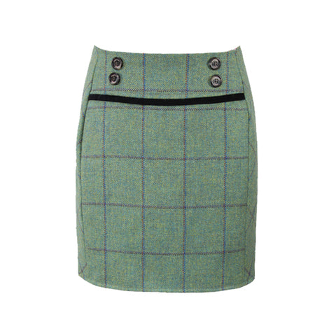 Ruby Tweed Skirt in Eliza